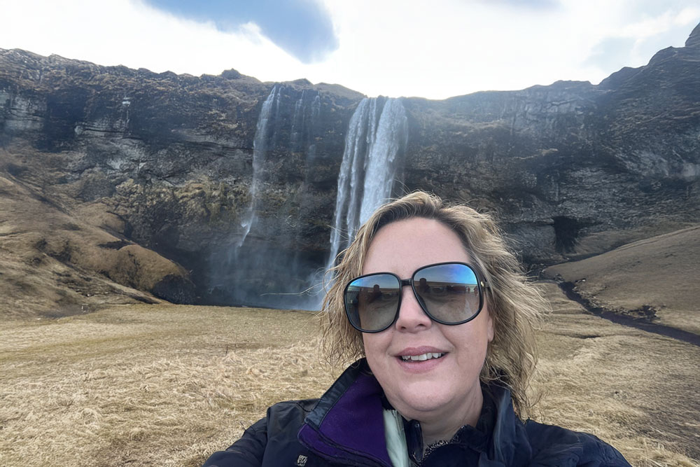 Photo of Eimear Smith in Iceland