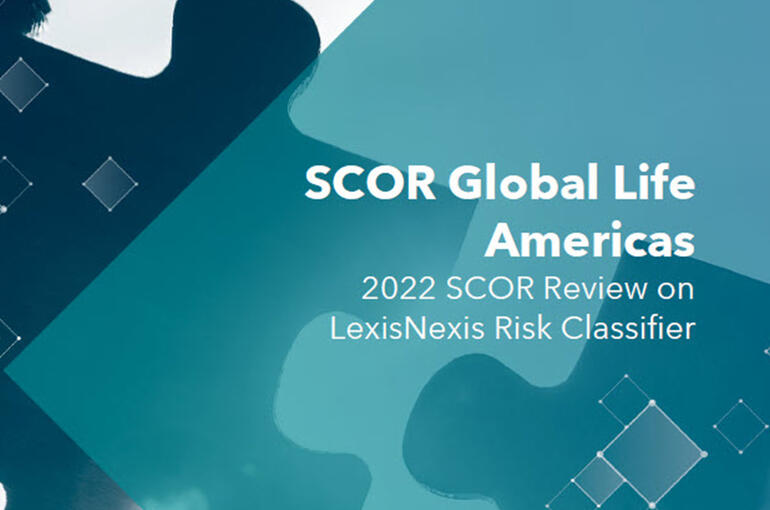 SCOR Review On LexisNexis® Risk Classifier | SCOR